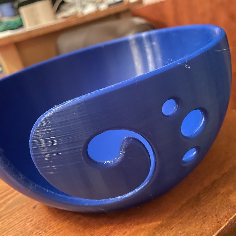 Yarn bowl Blue